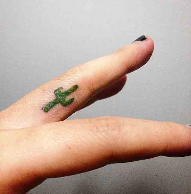Cactus-Finger-Tattoos-For-Women-(3)