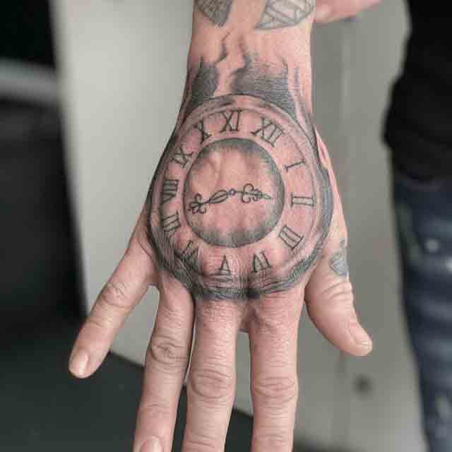 Clock Tattoo Design for Men  Ace Tattooz