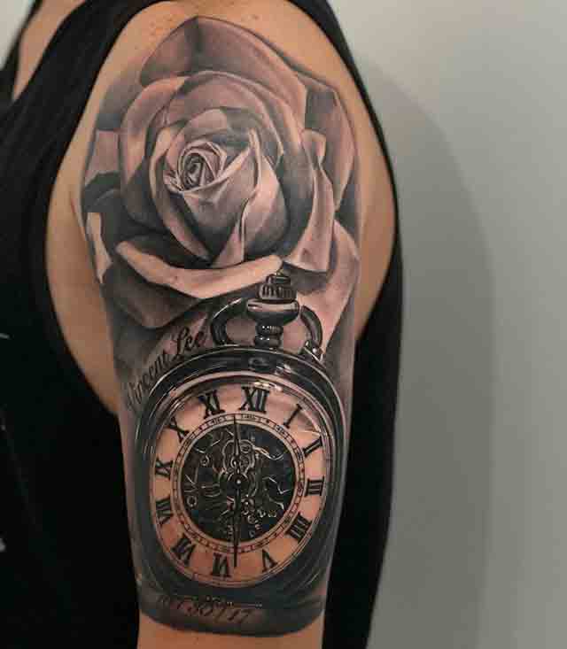 Clock-Sleeve-tattoo-(3)