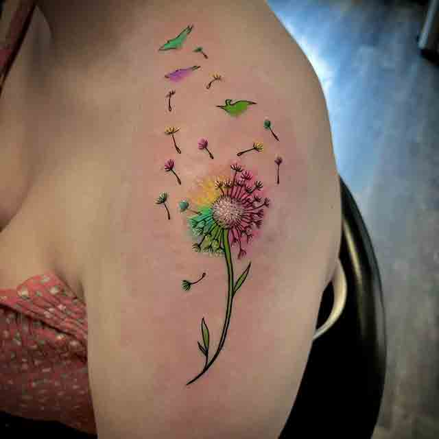 Colorful-Dandelion-Tattoo-(2)