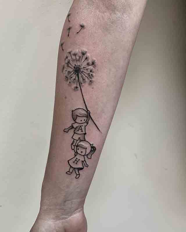Dandelion-Tattoo-On-Forearm-(2)