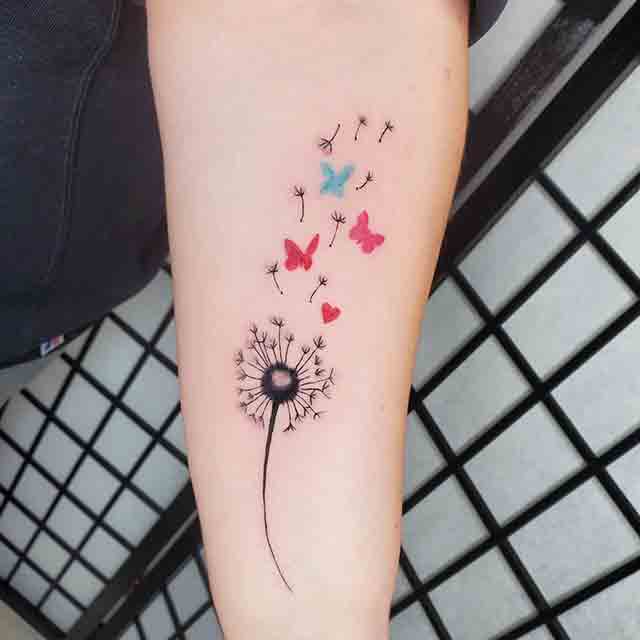 Dandelion tattoo by Ilaria Tattoo Art  Post 21922