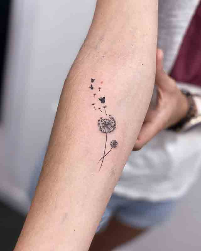 Dandelion-With-Butterflies-Tattoo-(3)