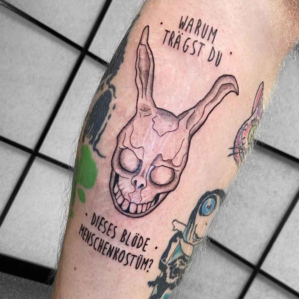 Donnie Darko Rabbit Tattoo 1