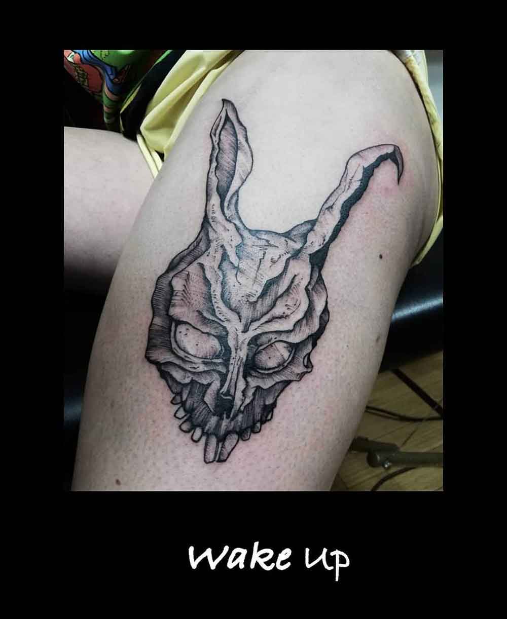Donnie Darko Rabbit Tattoo 2