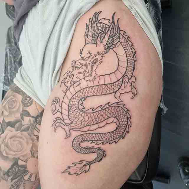 Dotwork-Dragon-Tattoo-(2)
