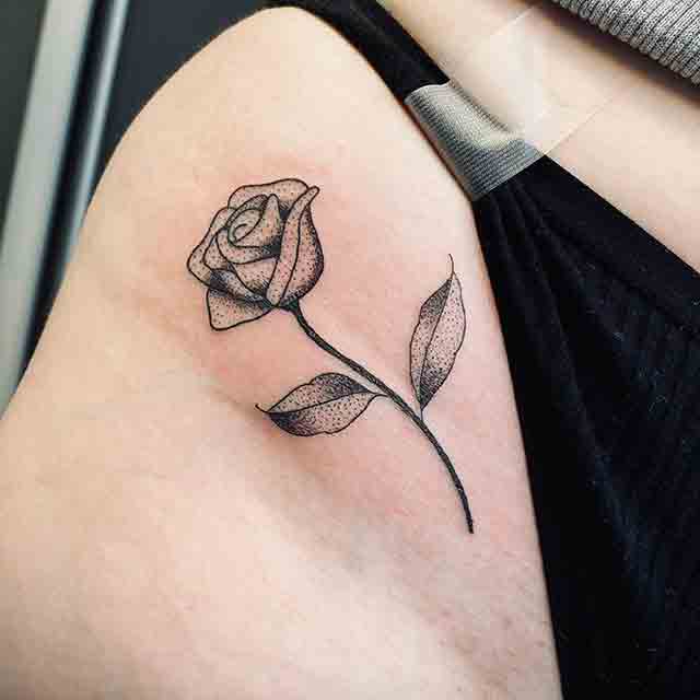 Dotwork-Rose-Tattoo-(3)