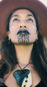 Face Tribal Tattoos For Women 3 164x300 