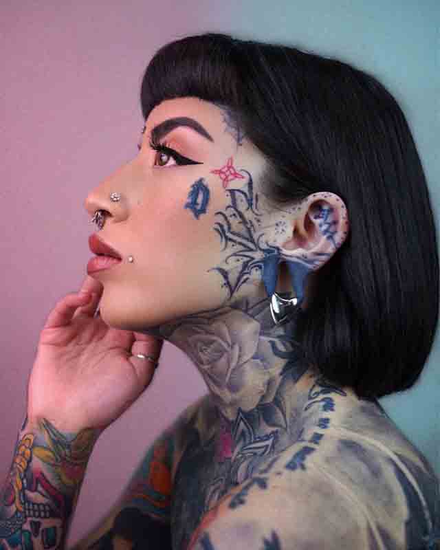 Top Trending Face Tattoos For Women in 2023 