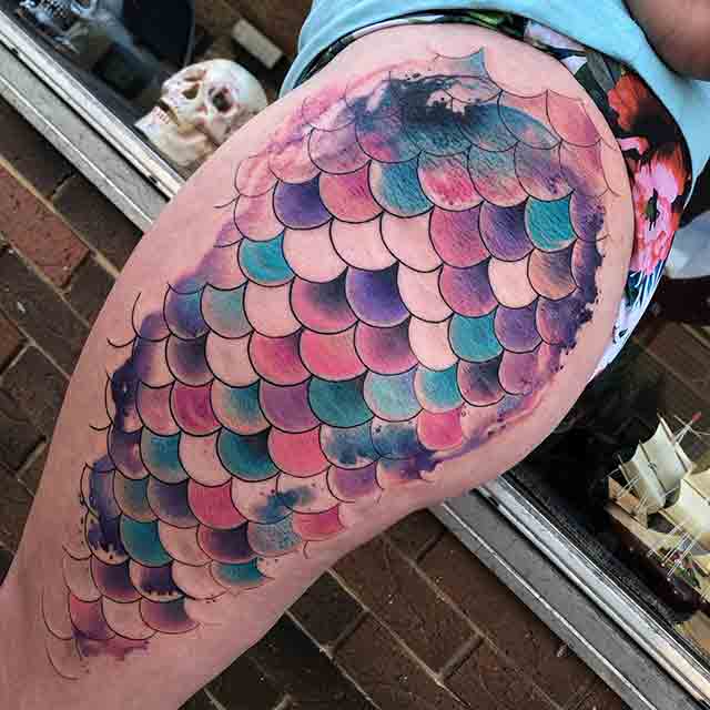 Buy Fish Scales Tattoo Online In India  Etsy India