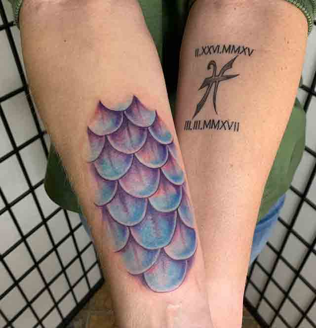 fish skin tattoo sleeve by caroicaro on DeviantArt