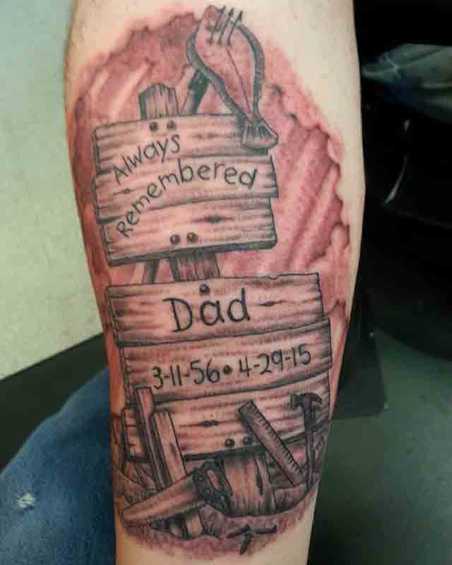 Memorial tattoo by Jay  Serenity Arts Tattoo  Facebook