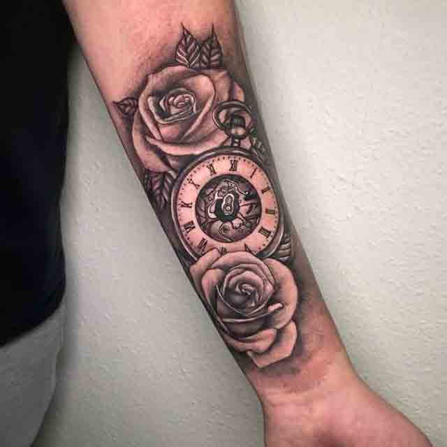 Forearm-Clock-Tattoo-(1)