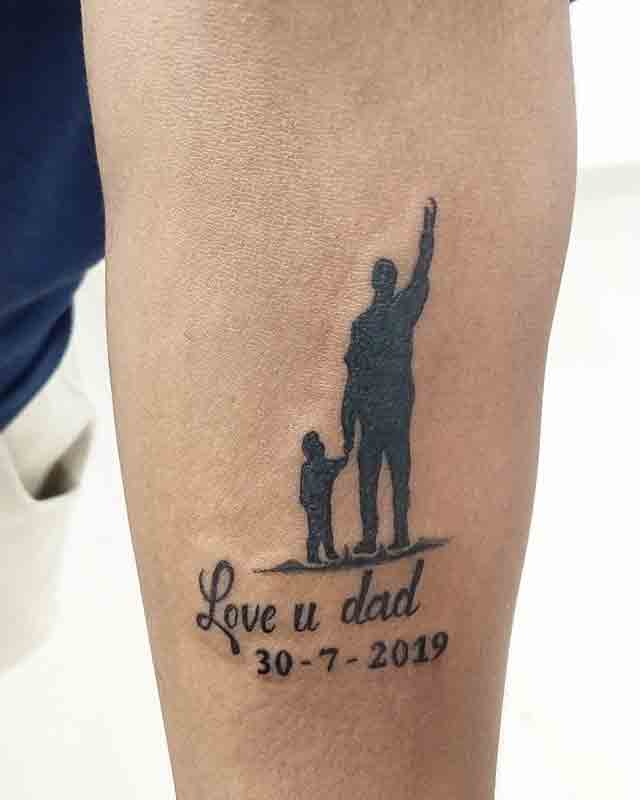 Tattoo addicted  Mom and dad These tattoos for many symbolize a love like  no other missing someone greatly and reminding those around these two  were responsible for the person you are