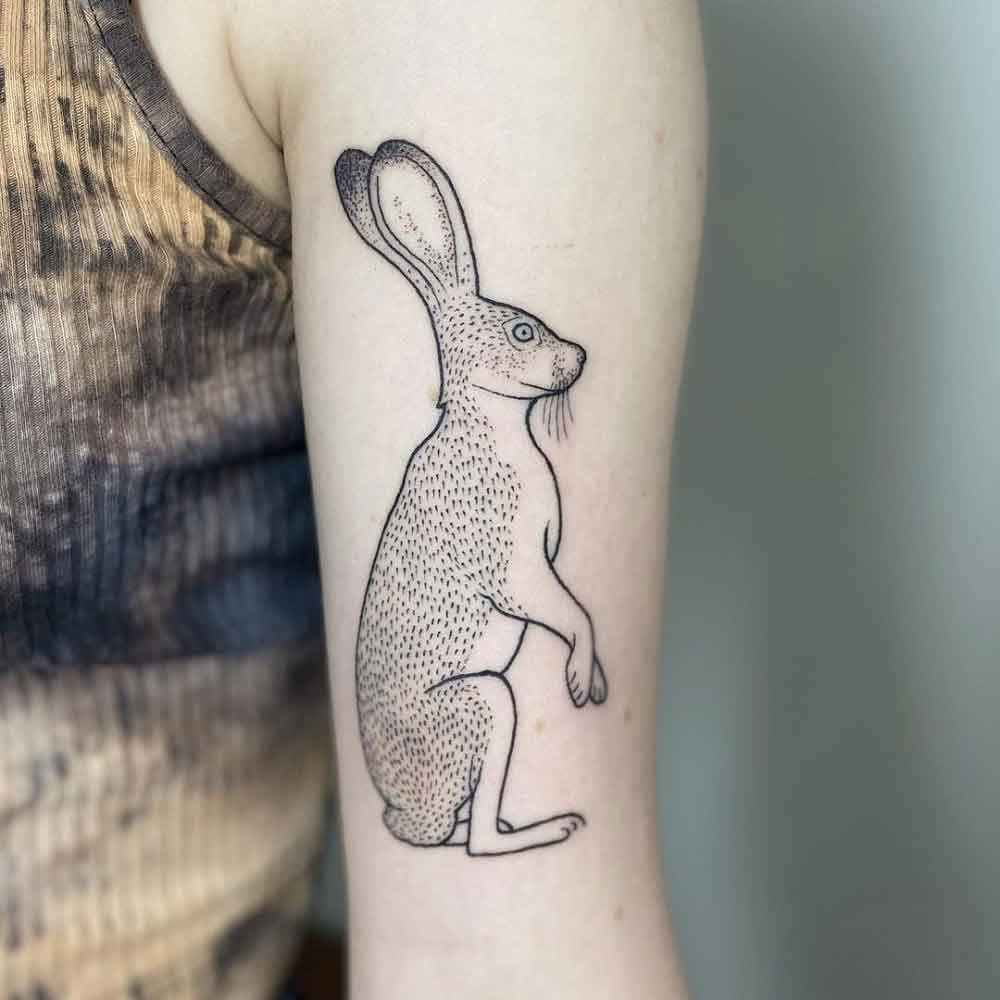 Jack Rabbit Tattoo 3