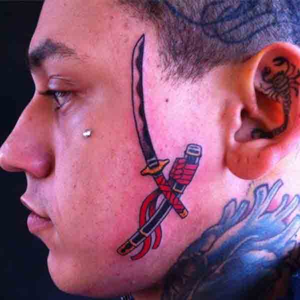 face tattoos for men