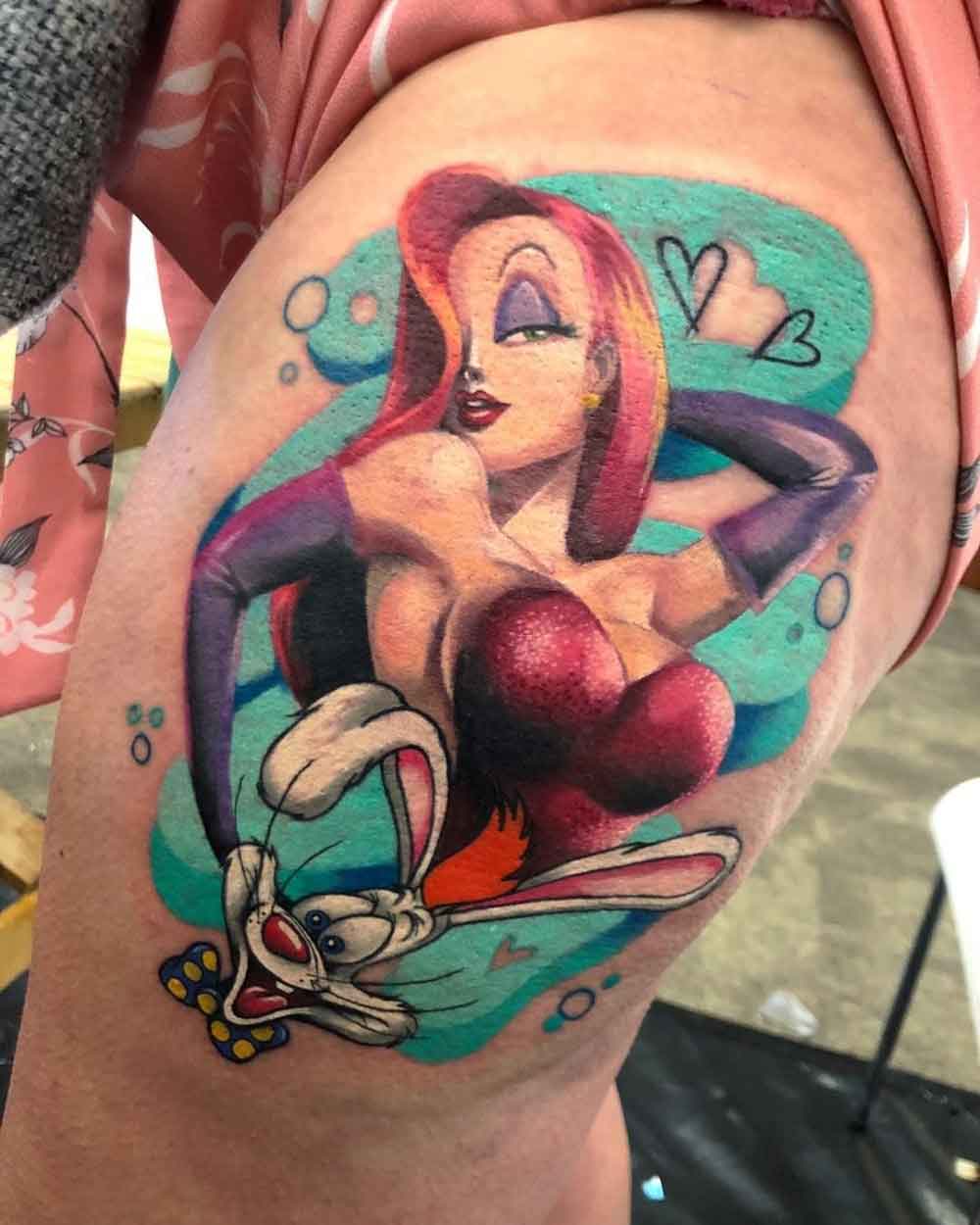 Jessica Rabbit Tattoo 1