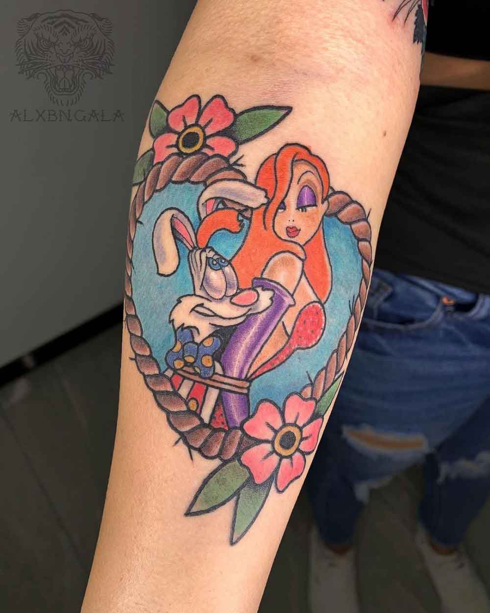Jessica Rabbit Tattoo 2