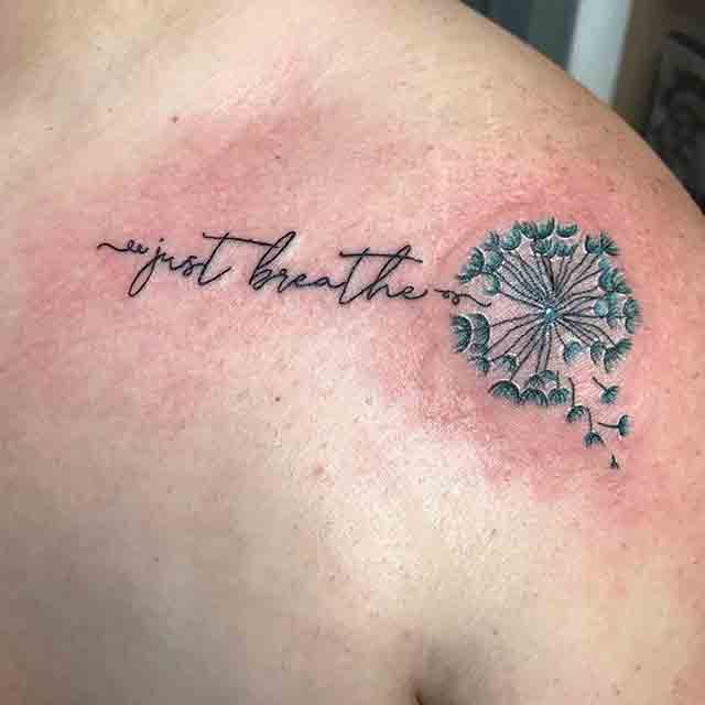 Just Breathe Dandelion Tattoo (1)