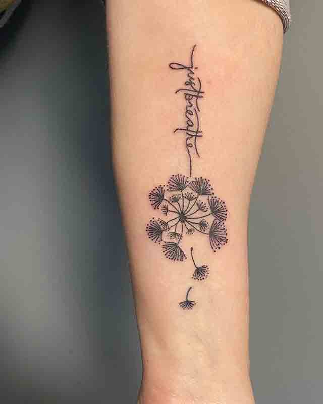 Just Breathe Dandelion Tattoo (3)