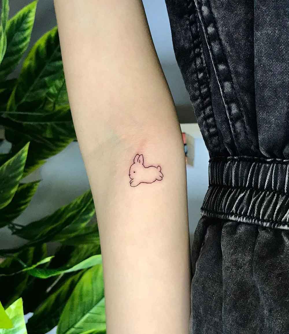 The 13 Best Gorgeous Bunny Tattoos That Any Fan Will Adore