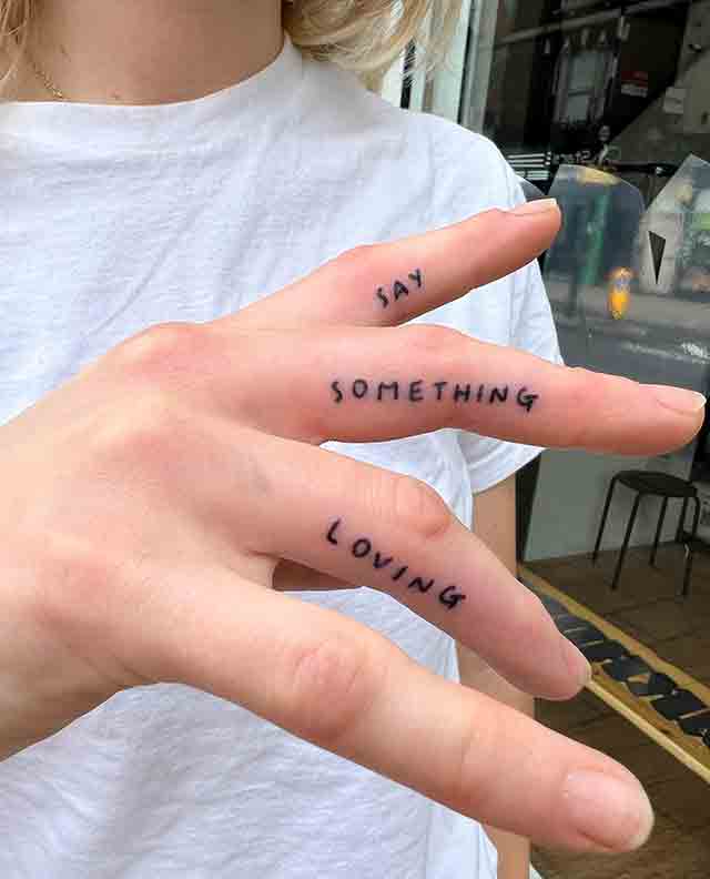 Finger Tattoo Ideas That Are Cool