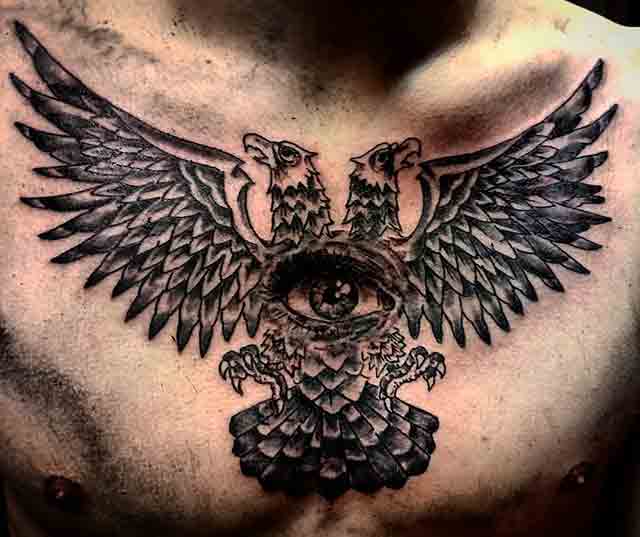 new school eagle tattoo