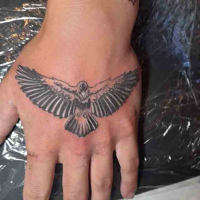 new school eagle tattoo