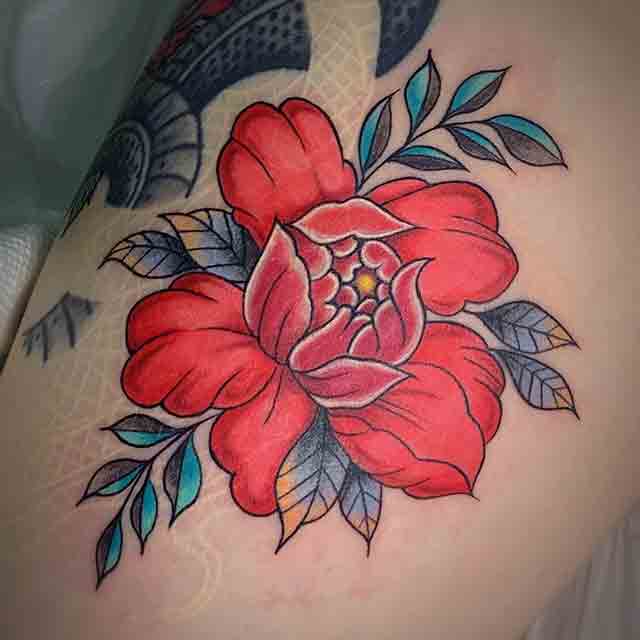 New-School-Flower-Tattoo-(1)