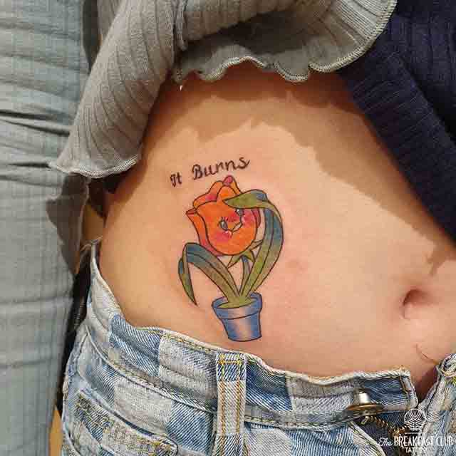 New-School-Flower-Tattoo-(2)