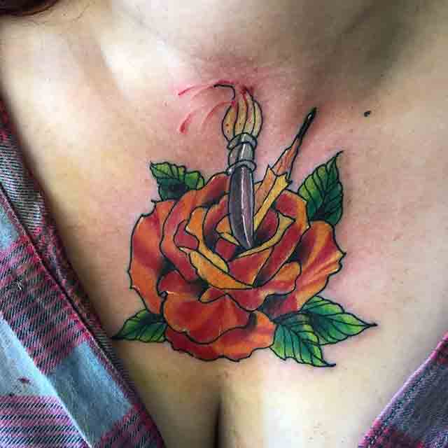 New-School-Rose-Tattoo-(1)