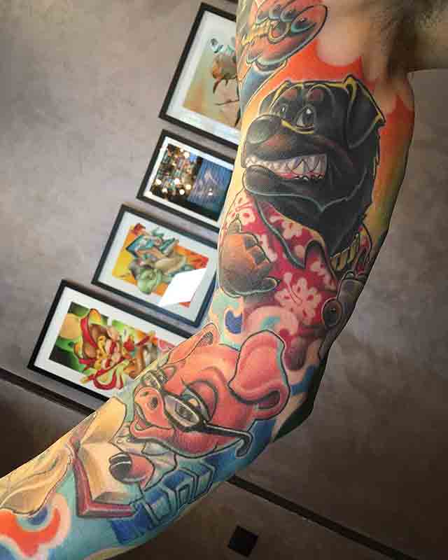 New-School-Tattoo-sleeve-(1)