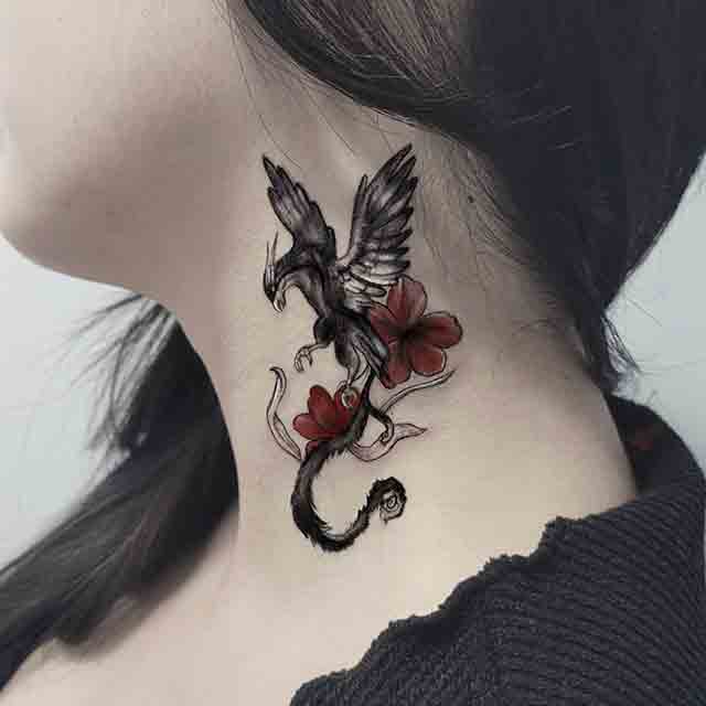 Phoenix-Neck-Tattoos-(2)