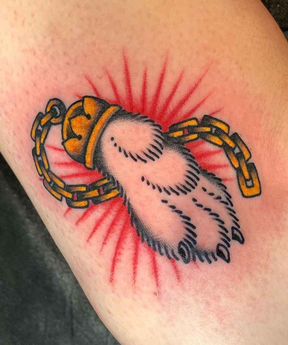 Rabbit Foot Tattoo 1