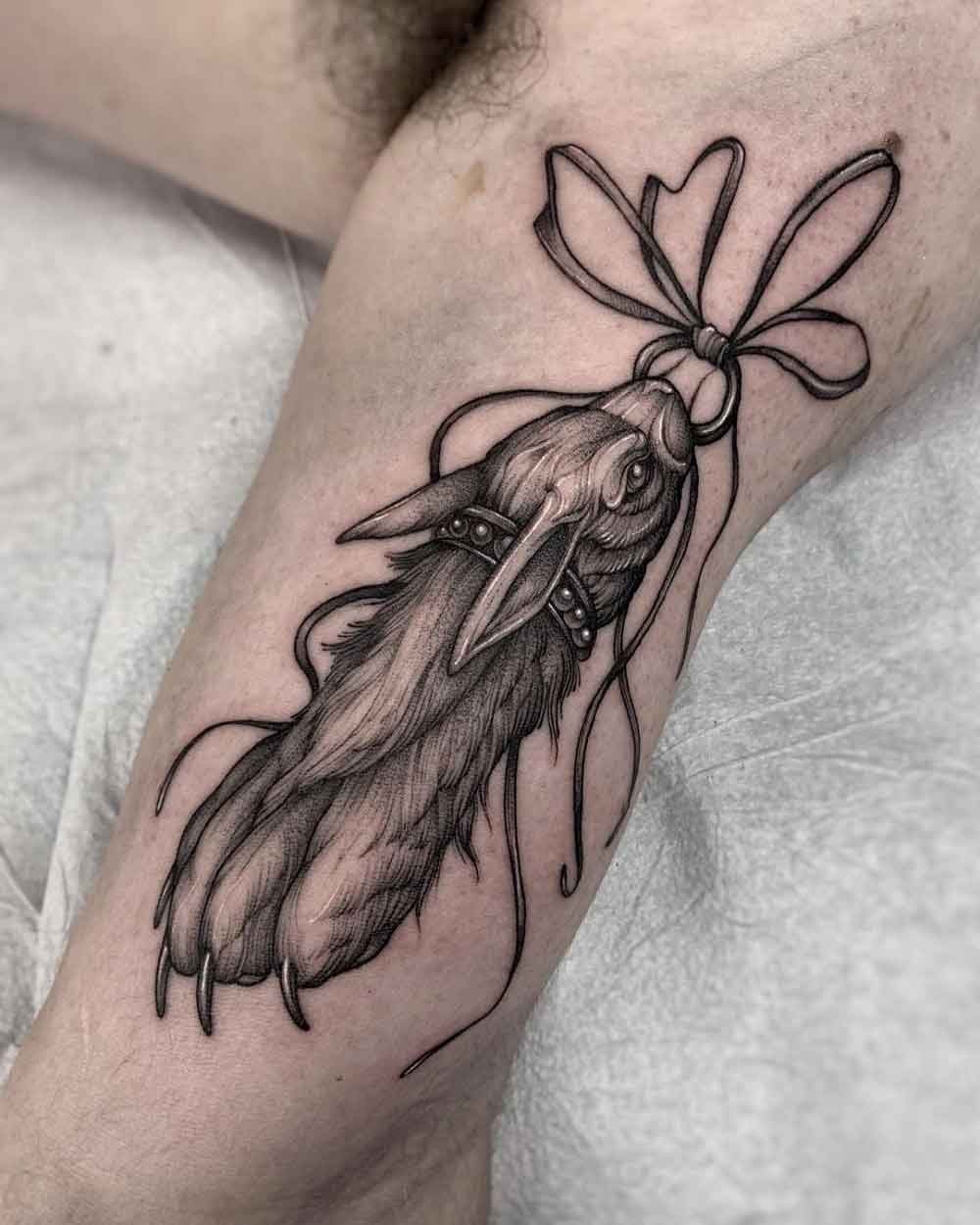 Rabbit Foot Tattoo 3