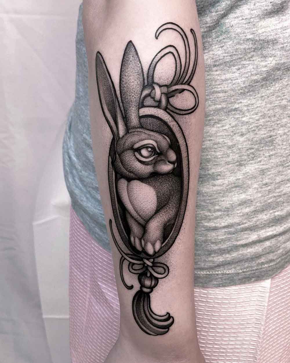 Rabbit Hole Tattoo 3