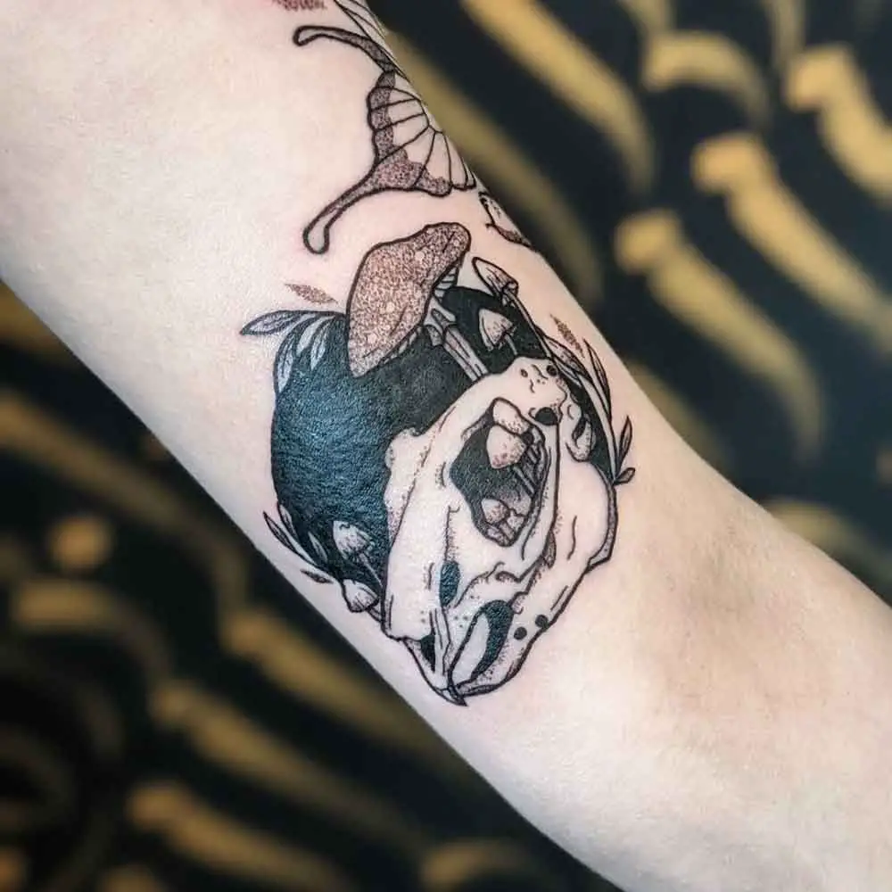 Rabbit Skull Tattoo 2