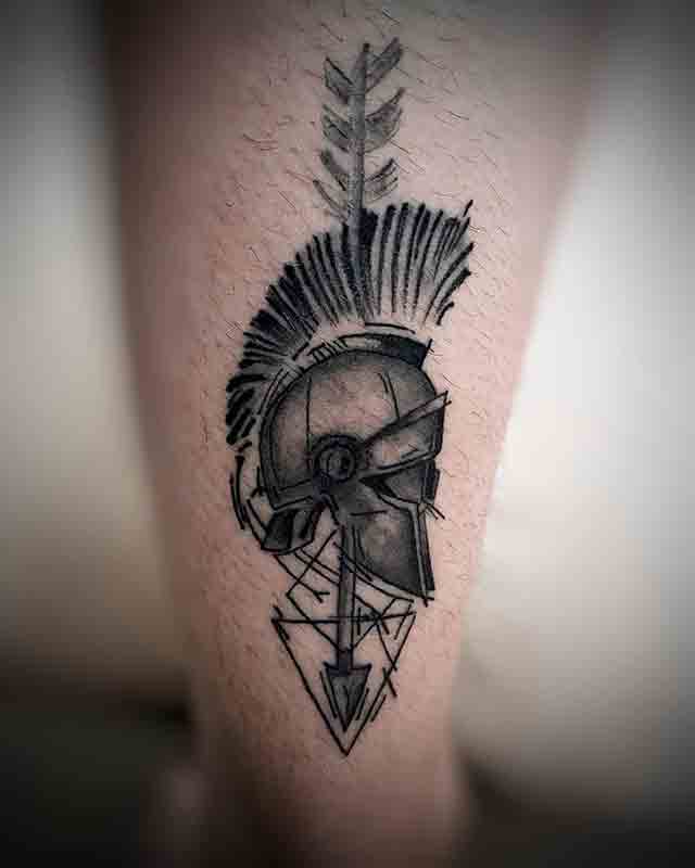 roman shield tattoo