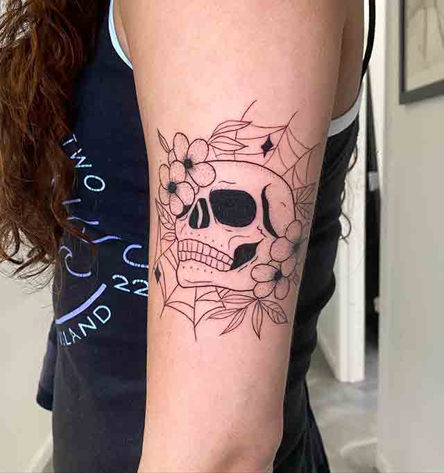 Skull-Arm-Tattoos-For-Women-(1)