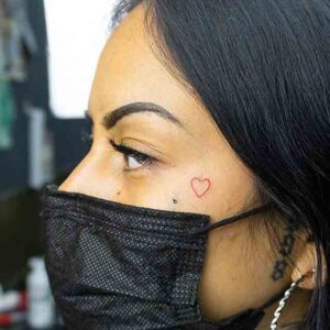 Small Face Tattoos For Women 3 300x300 