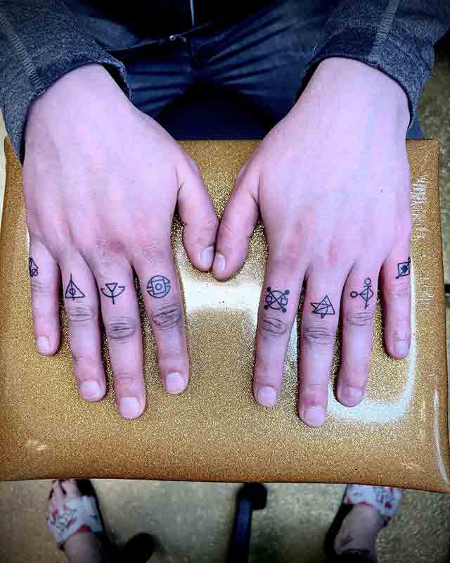 Top 75 Finger Tattoo Ideas  2021 Inspiration Guide  Skull finger tattoos  Finger tattoo designs Finger tattoos