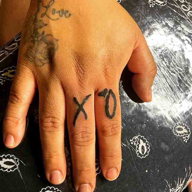 The Ink Manifesto Tattoo Parlour  When a Family Member comes in to cover a Ring  Finger  This is what Happens   Tiny Cover Up by Bill  On my