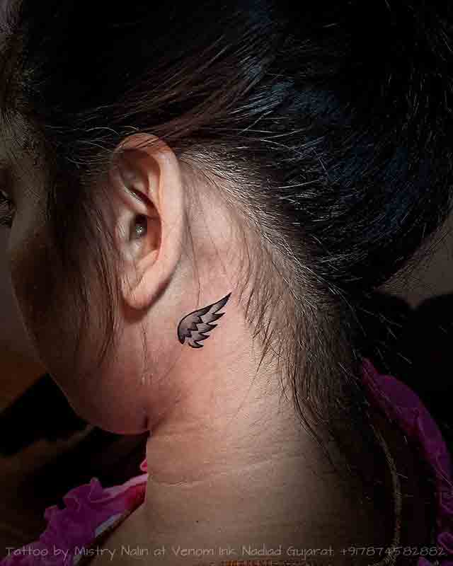 80 Cute Neck Tattoos For Girls 2023  Side  Back Designs