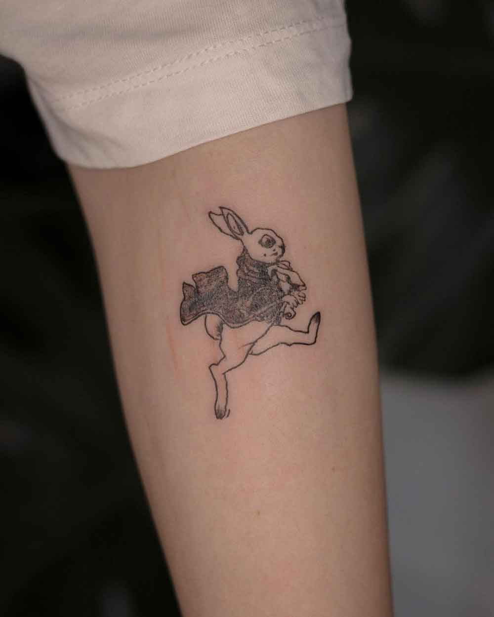 Small Rabbit Tattoo 2