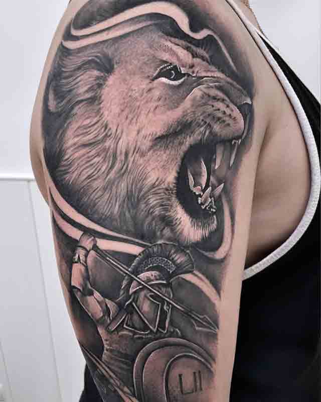 lion and spartan tattooTikTok Search