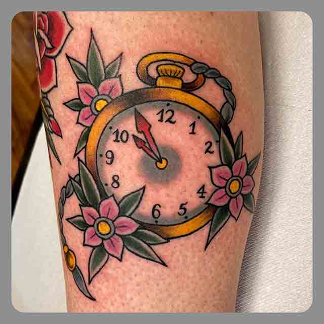 Traditional-Clock-Tattoo-(3)