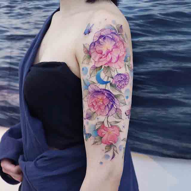 Watercolor-Arm-Tattoos-For-Women-(1)