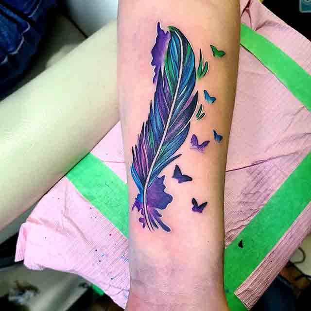 Watercolor-Feather-Tattoo-(2)