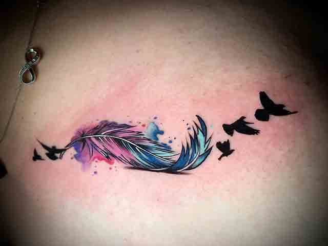 Watercolor-Feather-Tattoo-(3)