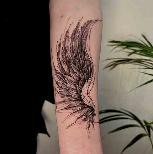 35 Breathtaking Wings Tattoo Designs  Art and Design  Wing tattoo  designs Wings tattoo Tattoos